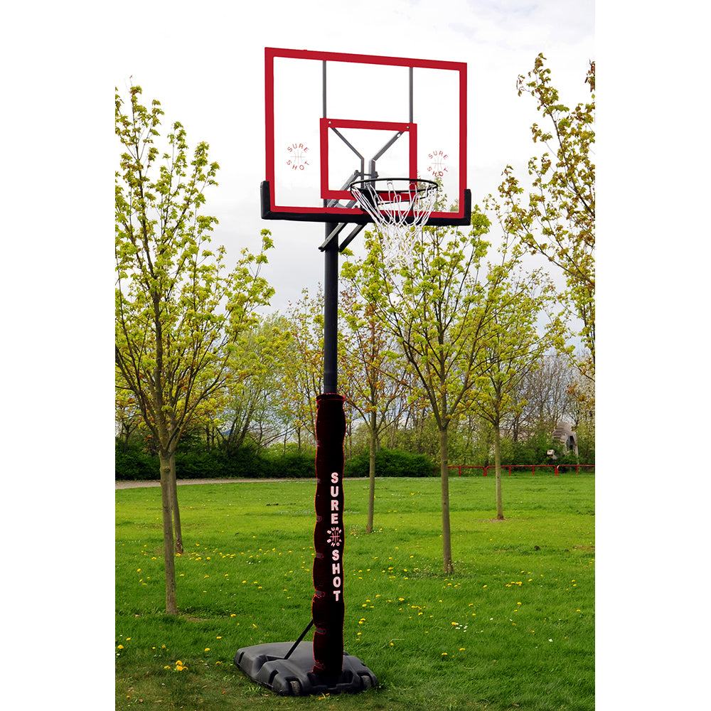 Sure Shot Quick Adjust Portable Acrylic Backboard Basketball Unit