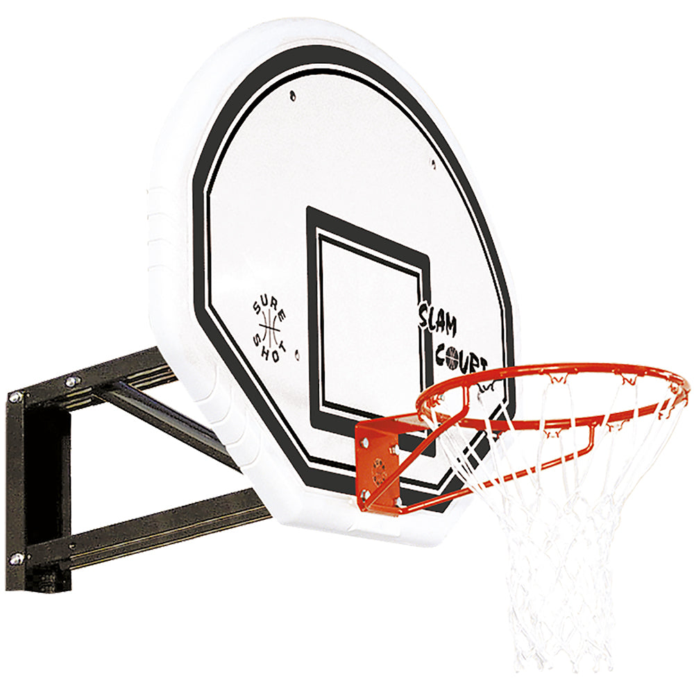 Sure Shot Ultra Adjustable Basketball Arm with Board & Ring