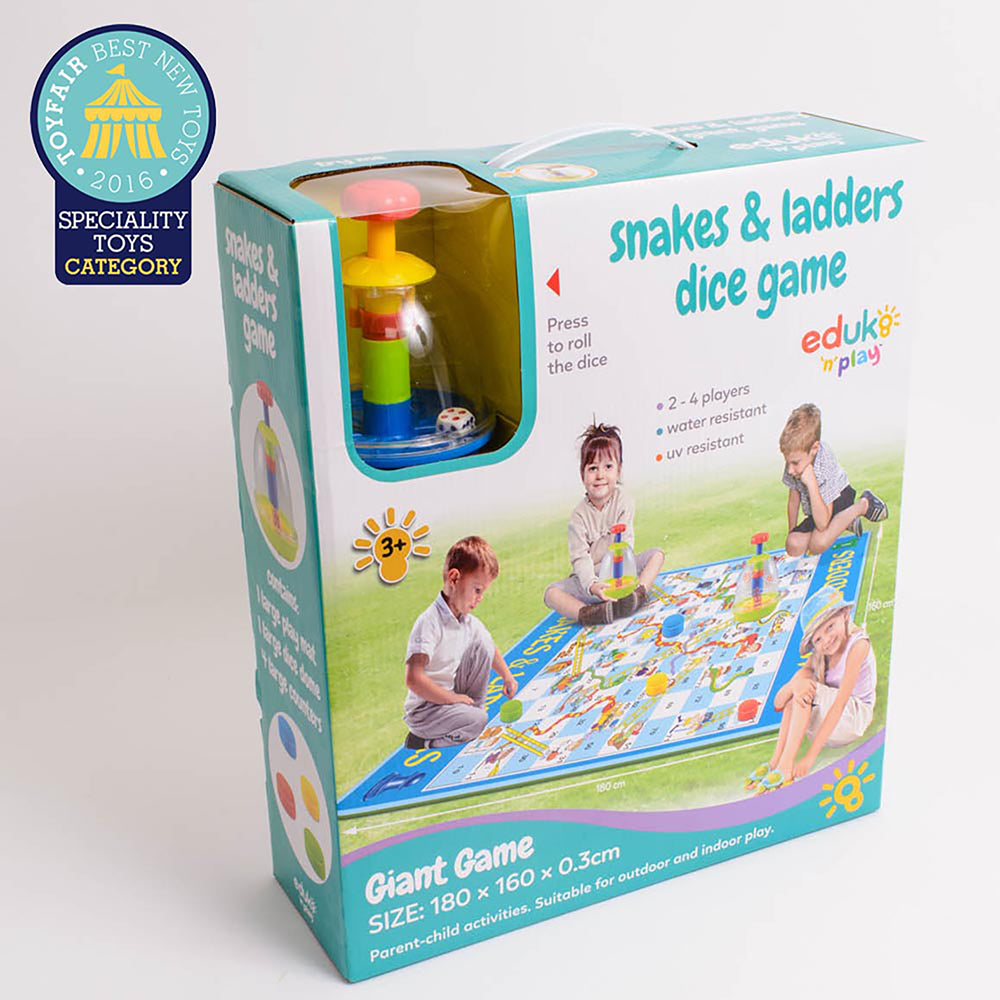 Giant Snakes & Ladders Game