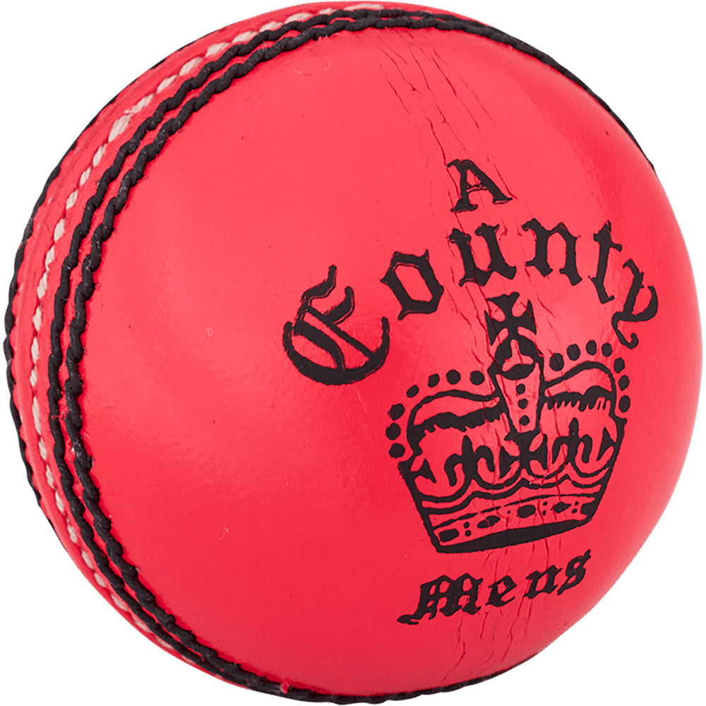 Readers Pink County Crown Cricket Ball