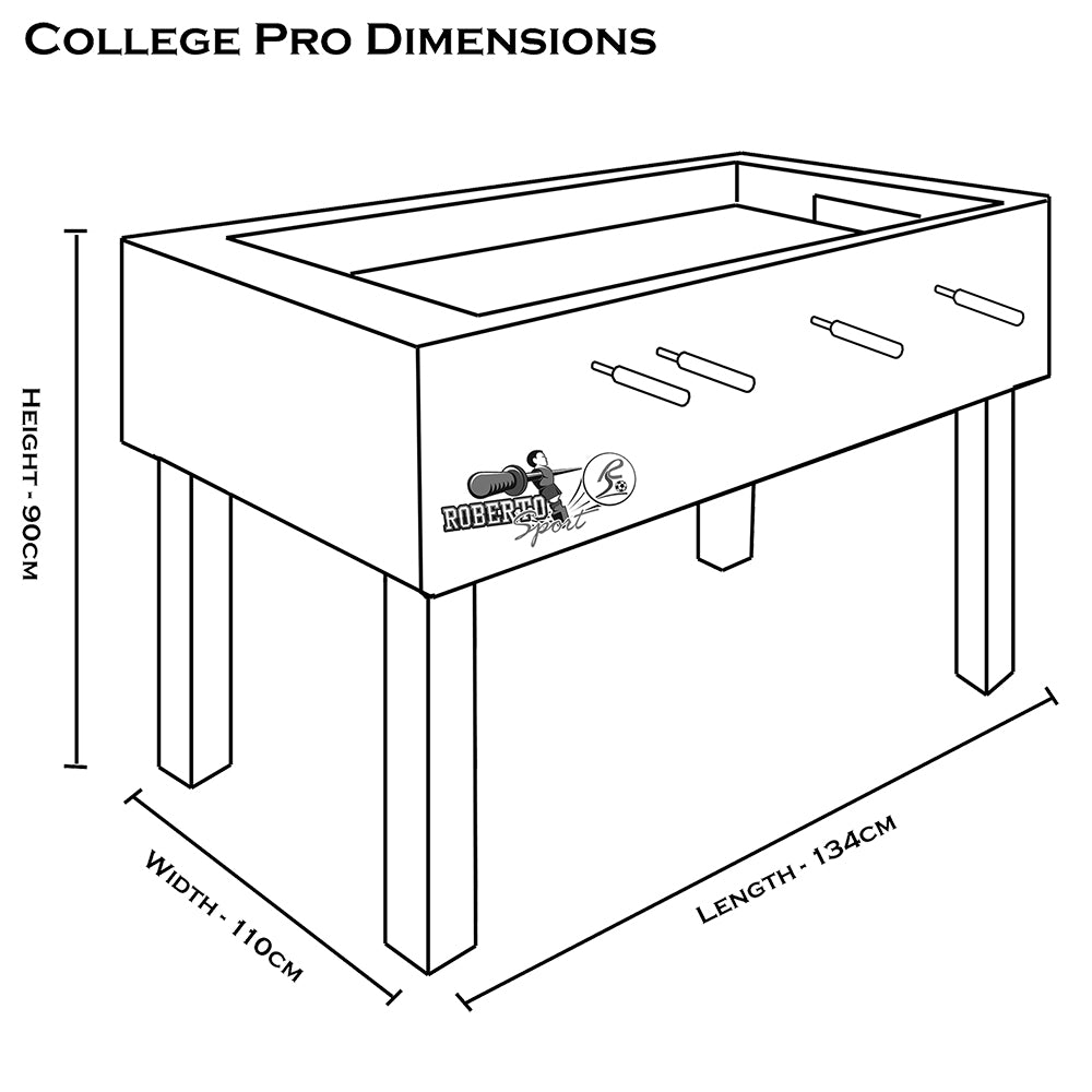 Roberto College Pro - ITSF Table Football Table