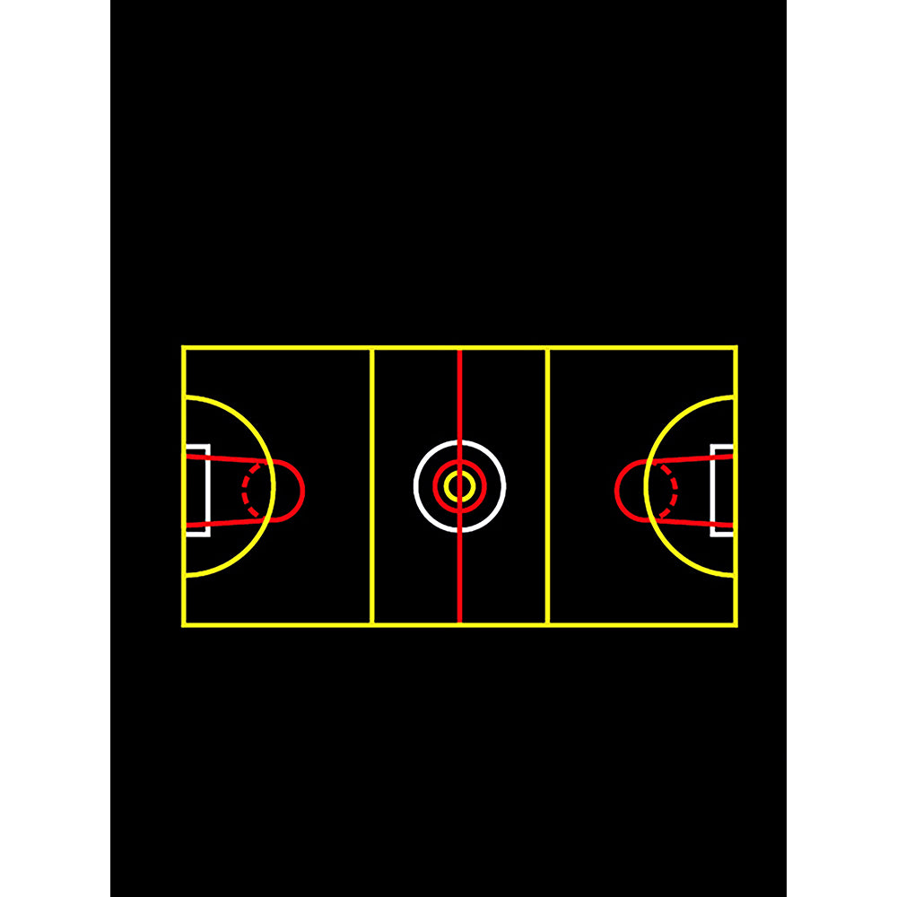 Netball Basketball 5 a Side Marking 30 x 15m
