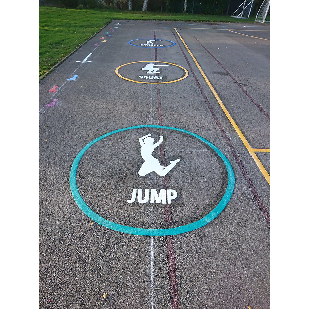 Fitness Spot - Jump Marking - 1.2m Diameter