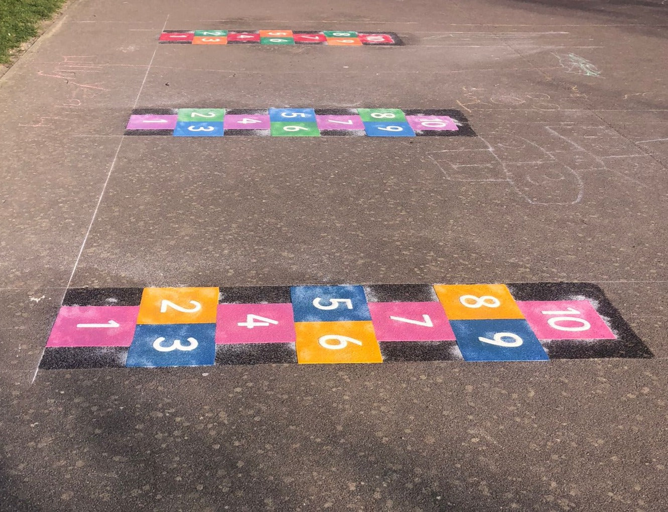 Solid Hopscotch Marking - 2.1 x 0.6m