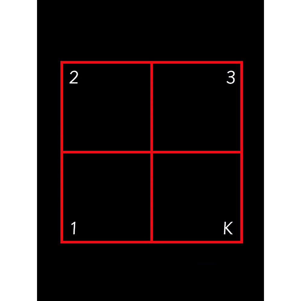 King Square Marking - 3 x 3m
