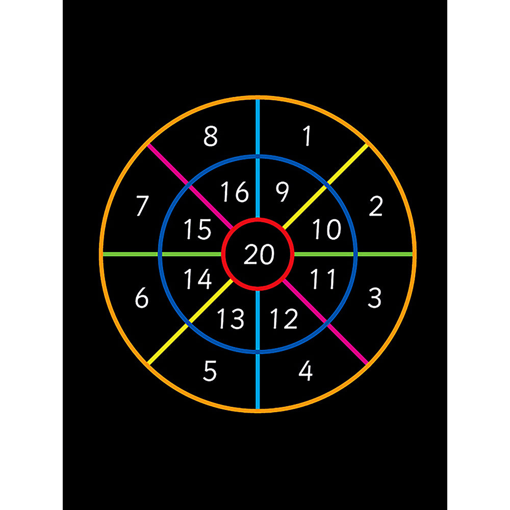 Number Target 20 Marking - 4m diameter