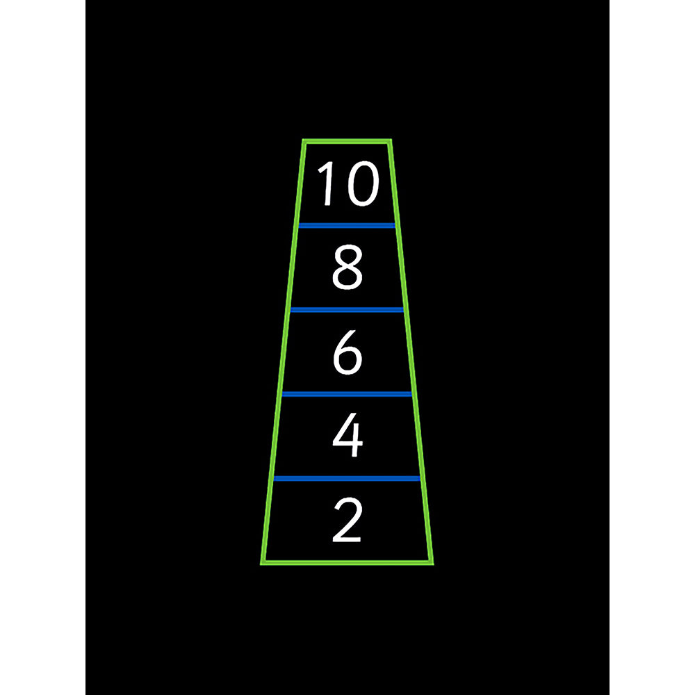 Shove Penny Marking - 2.5 x 1m