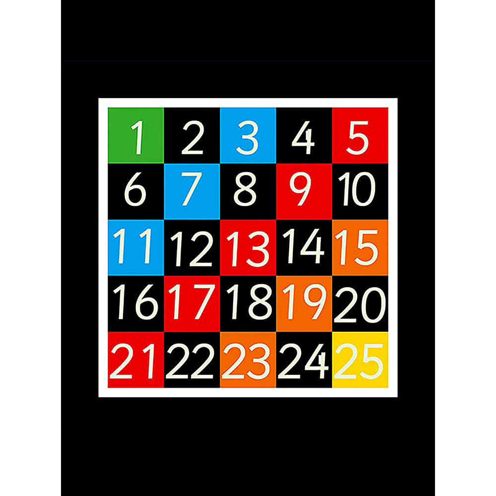 1-25 Grid (Half Solid) Marking - 1.5 x 1.5m