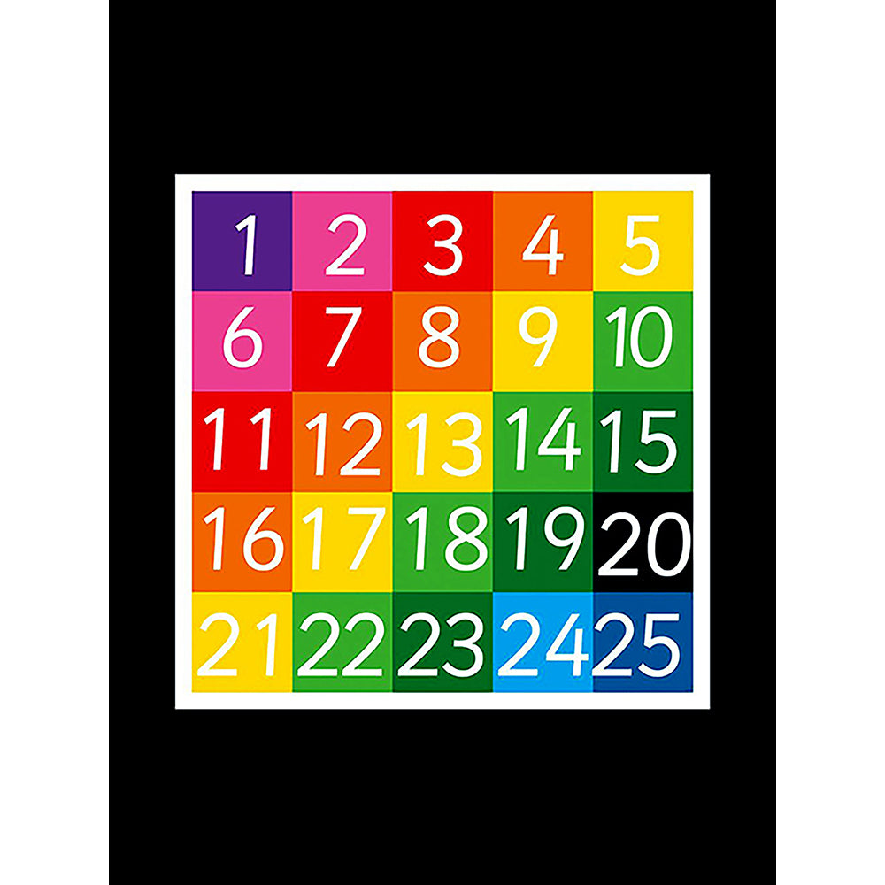 1-25 Grid (Full Solid) Marking - 1.5 x 1.5m