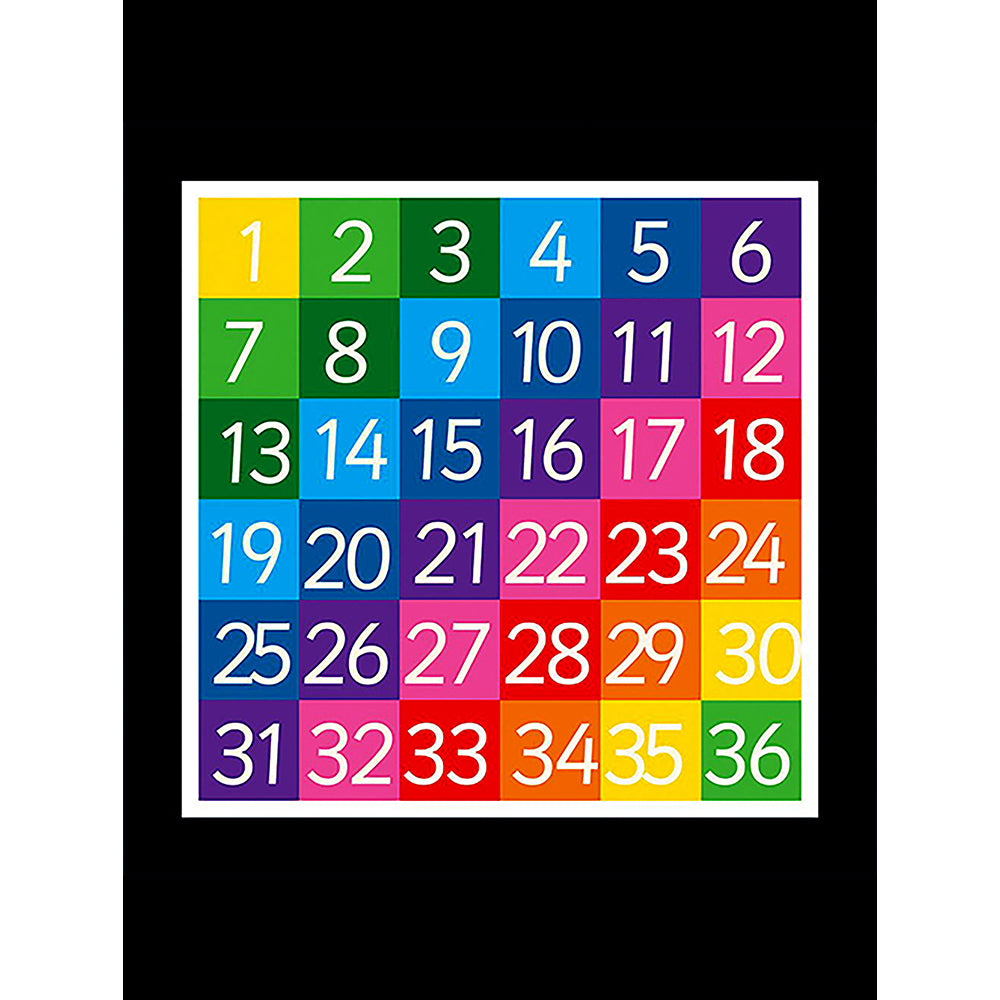 1-36 Grid (Full Solid) Marking - 1.8 x 1.8m