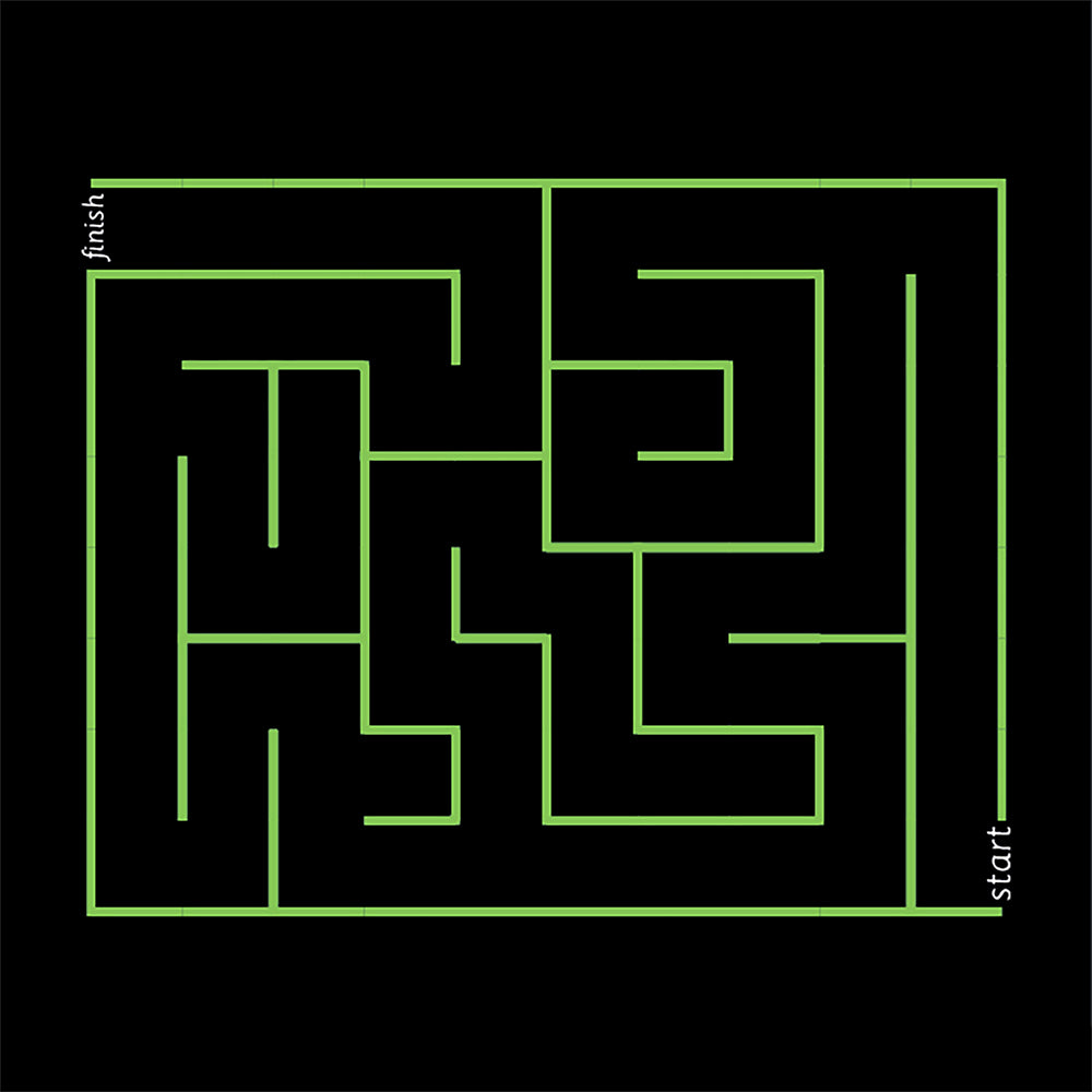 Rectangular Maze Marking - 5 x 4m