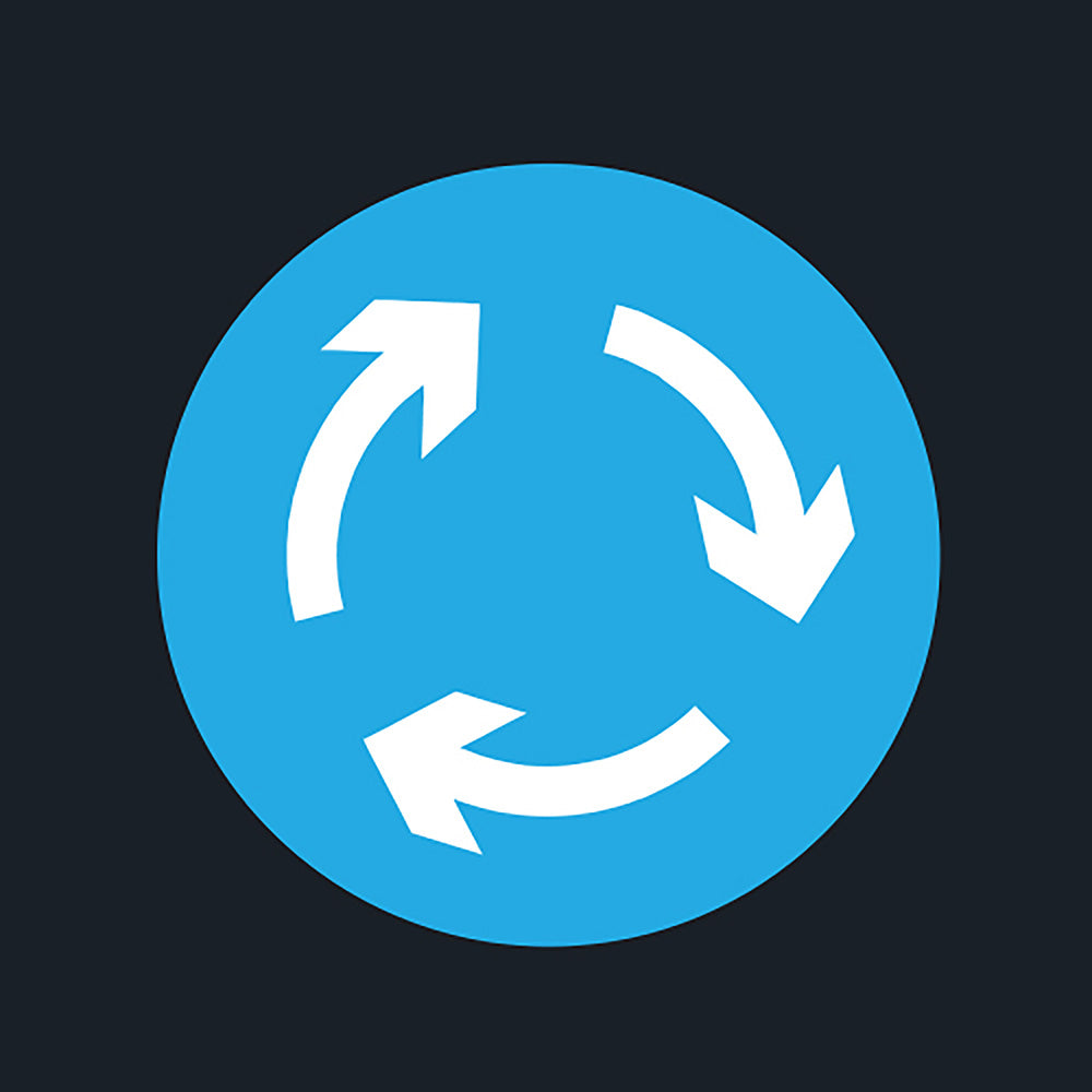 Roundabout Marking - 0.5m Diameter