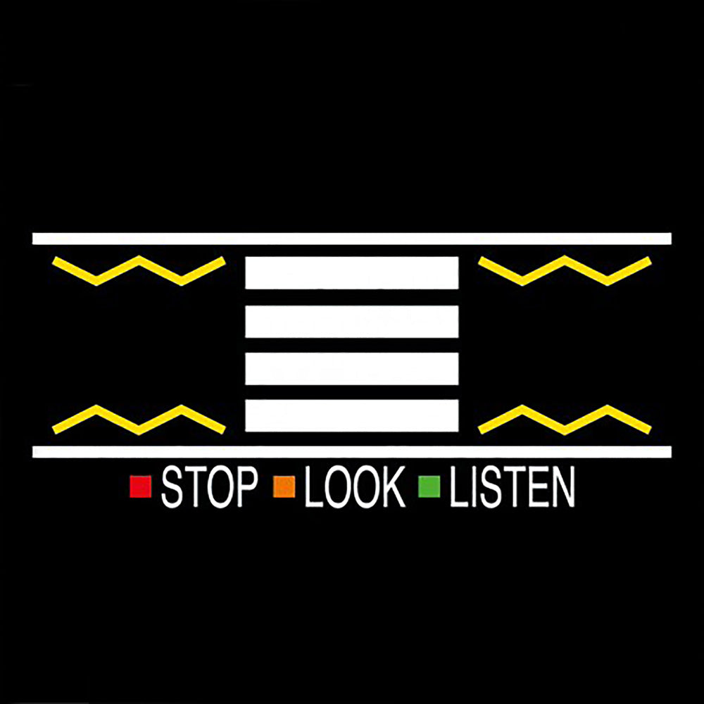 Stop Look Listen Marking - 3 x 1.2m