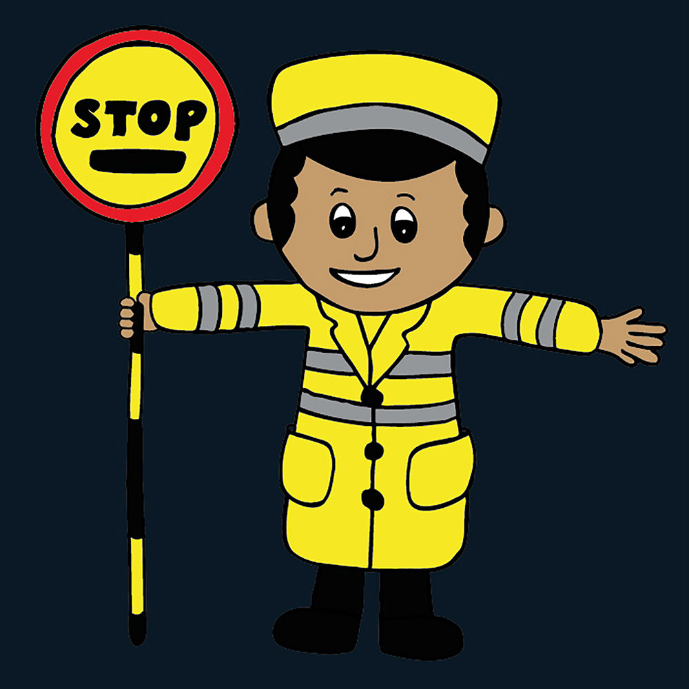 Lollipop Man Marking - 1 x 0.8m
