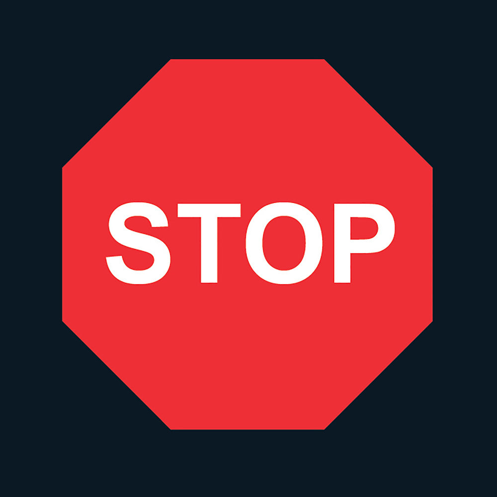 Stop Sign Marking - 0.6 x 0.7m