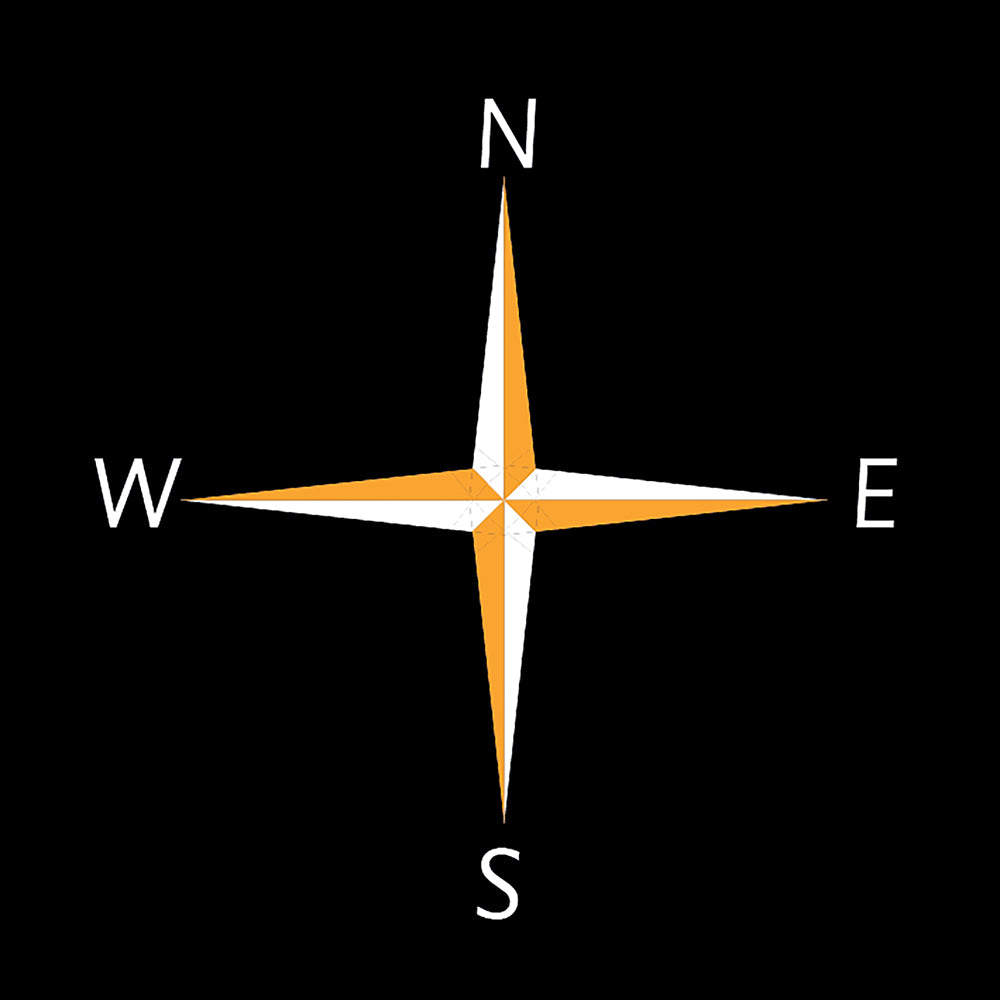 4 Point Compass Marking - 2.5 x 2.5m