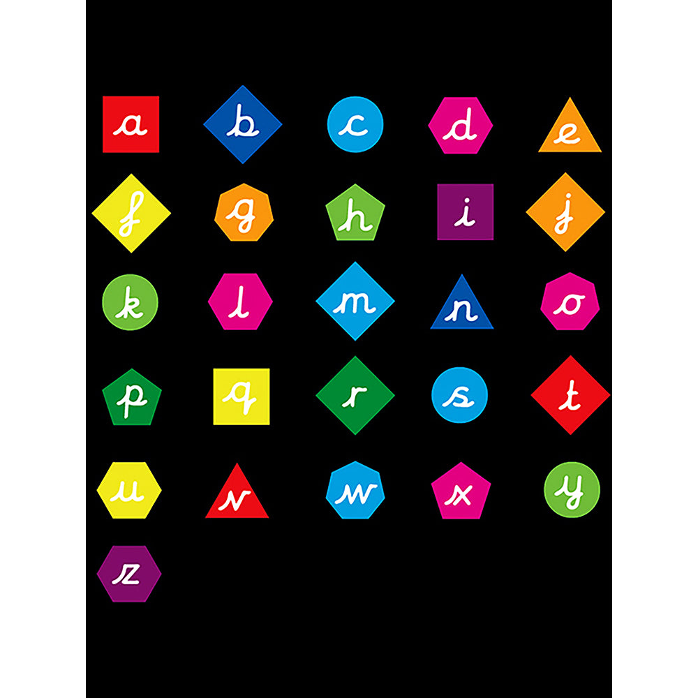 Cursive Letter Shapes Marking - 300mm per shape