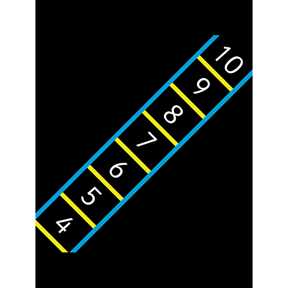 1-10 Ladder Marking - 5 x 0.6m