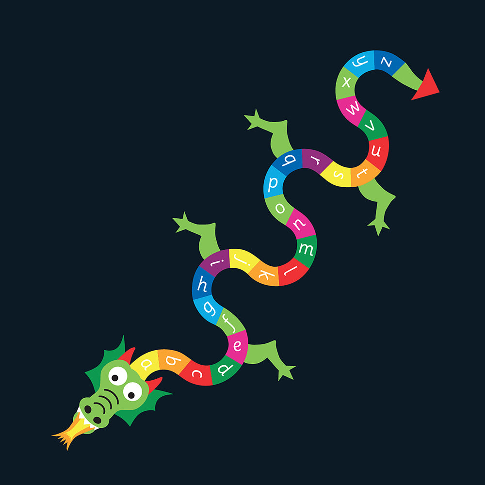Alphabet Dragon Marking - 6.8 x 1.6m