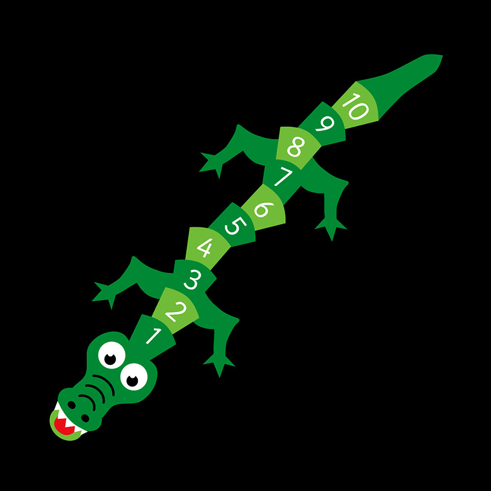 1-10 Crocodile Marking - 6 x 2m