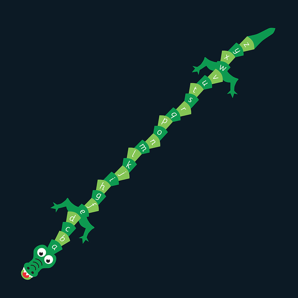 Alphabet Crocodile Marking - 11.8 x 2m