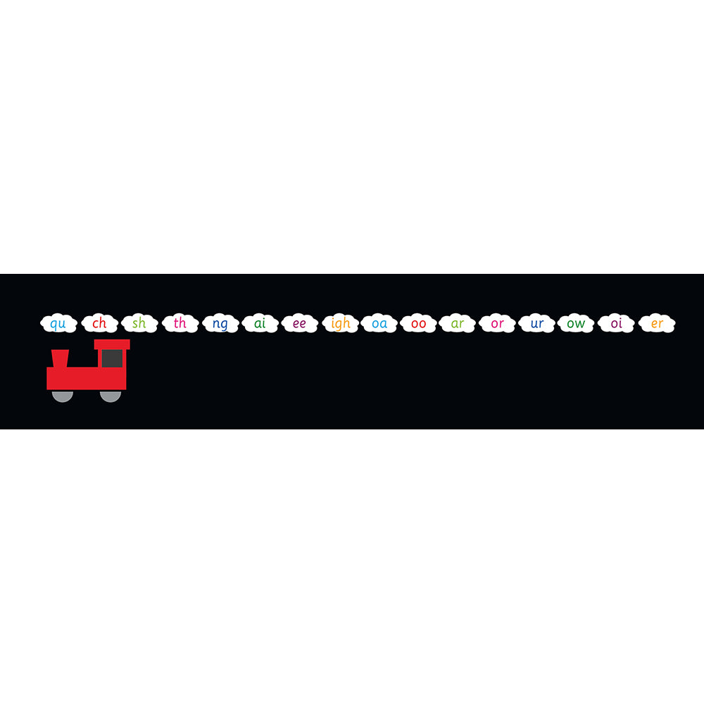 Phonics Train Marking - 14 x 1.3m