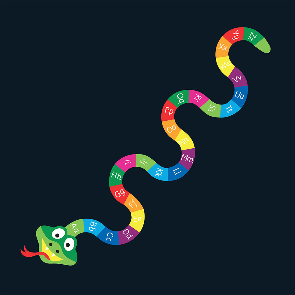 Upper/Lowecase Alphabet Snake - 6.5 x 1.6m