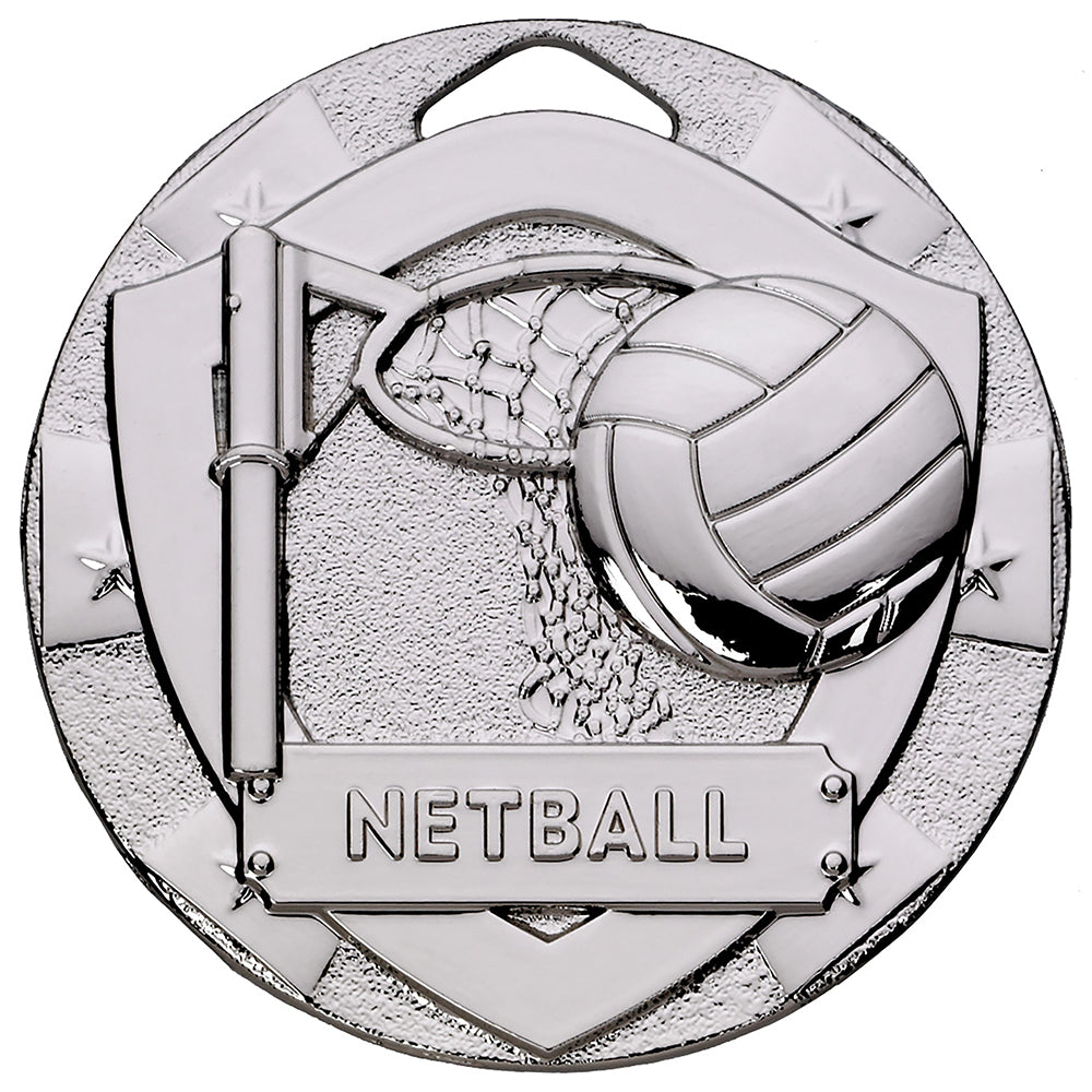Netball Mini Shield Medal
