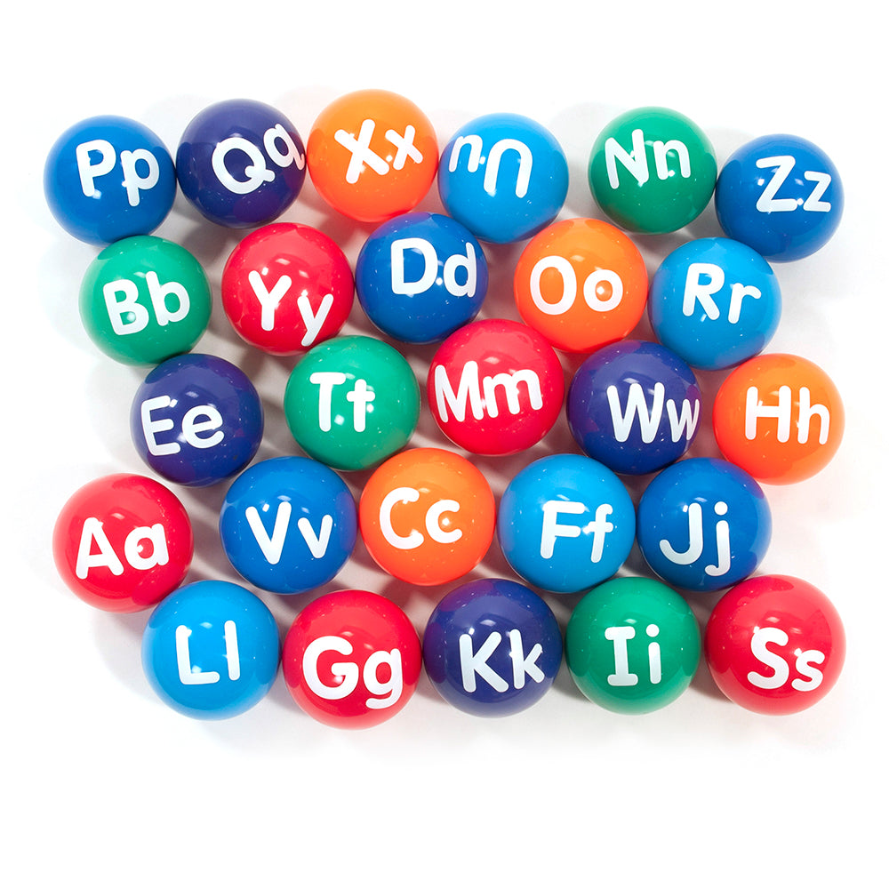 First-play Alphabet Vinyl Playballs (Set of 26)