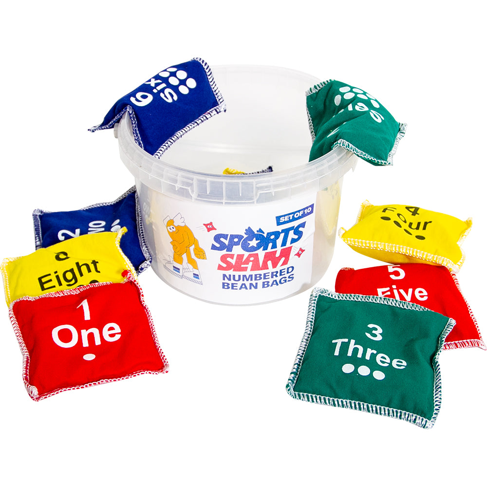 Numbered Bean Bags (Set of 10)
