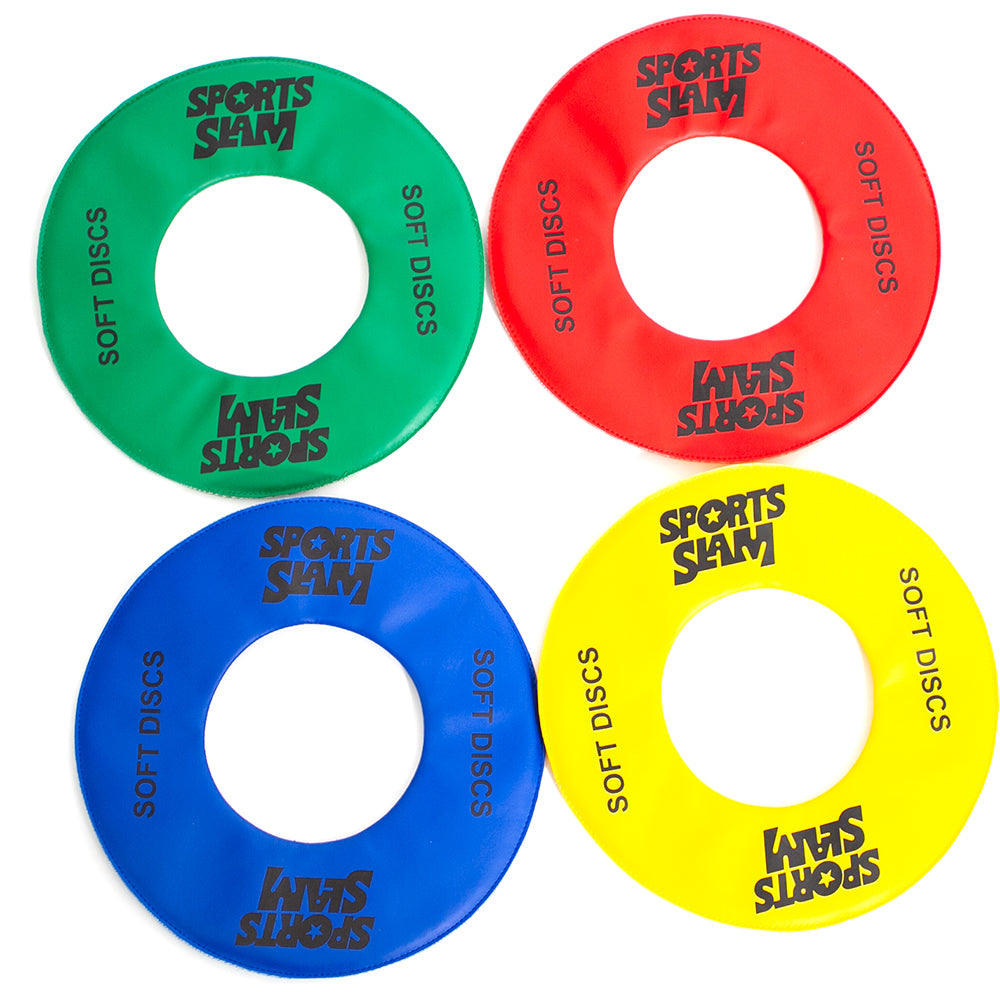 Sports Slam Soft Frisbee Discs (Set of 4)
