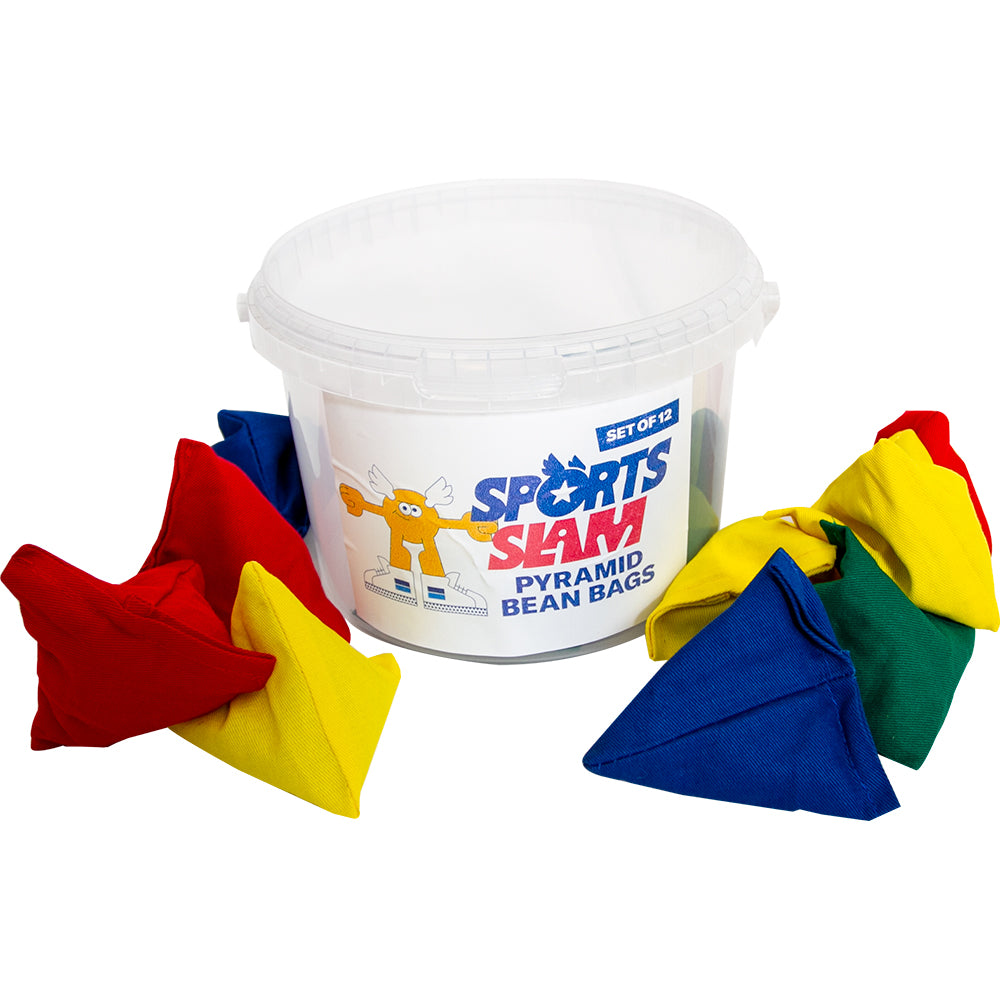 Pyramid Bean Bags Mixed Colours (Set of 12)