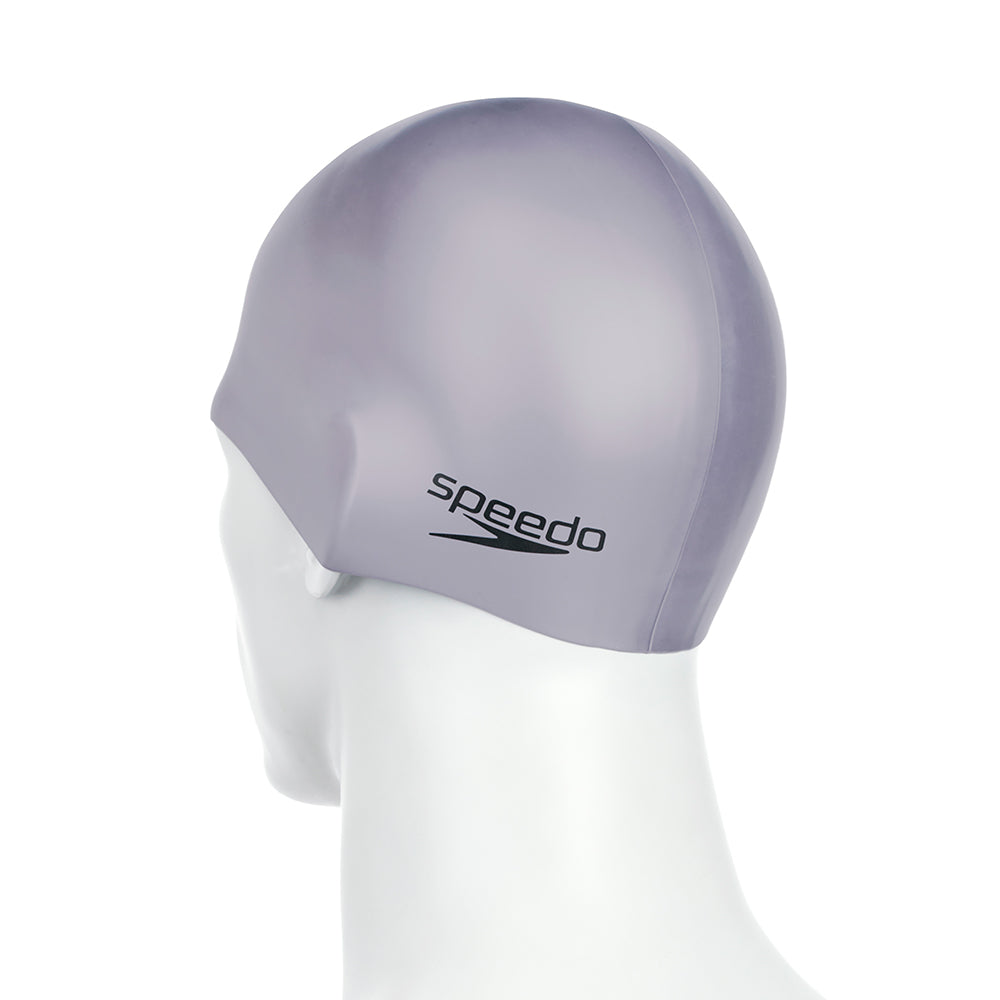 Speedo Plain Moulded Silicone Swim Cap - Senior