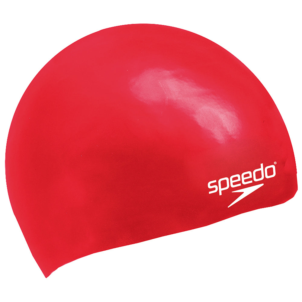 Speedo Plain Moulded Silicone Swim Cap - Junior