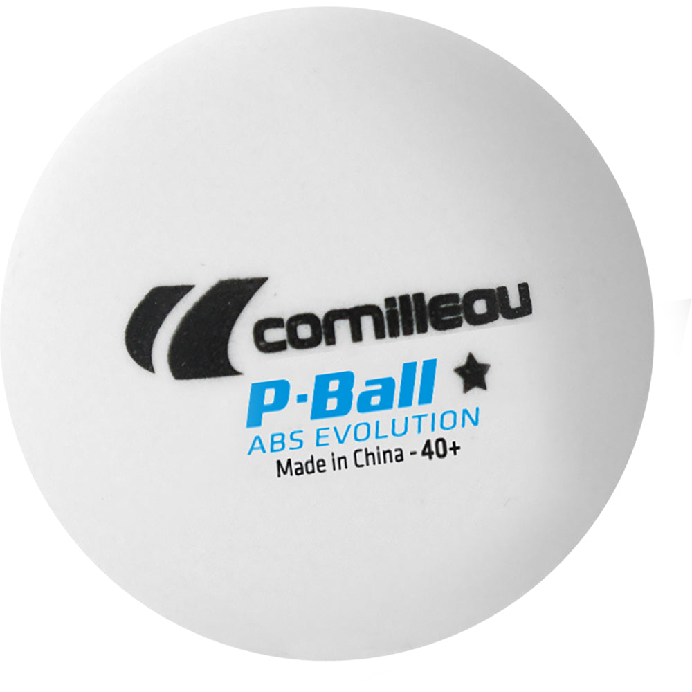 Cornilleau Plastic 1 Star Table Tennis Balls White