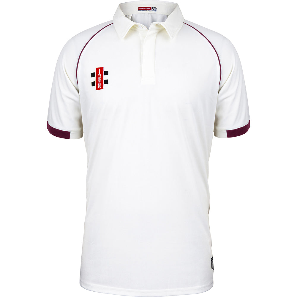 Gray Nicolls Matrix V2 Short Sleeve Shirt Senior