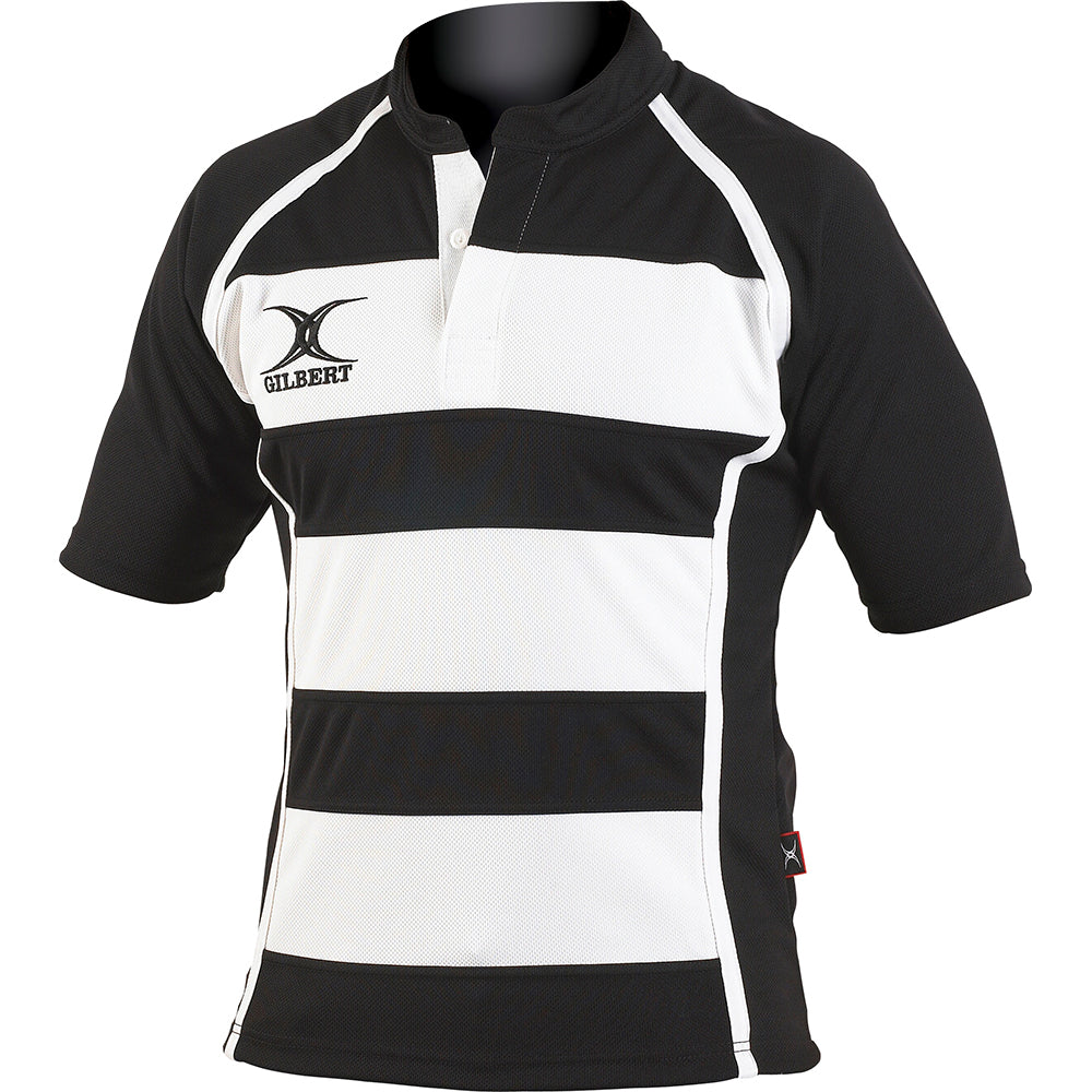 Gilbert Xact Hooped Rugby Shirt Senior