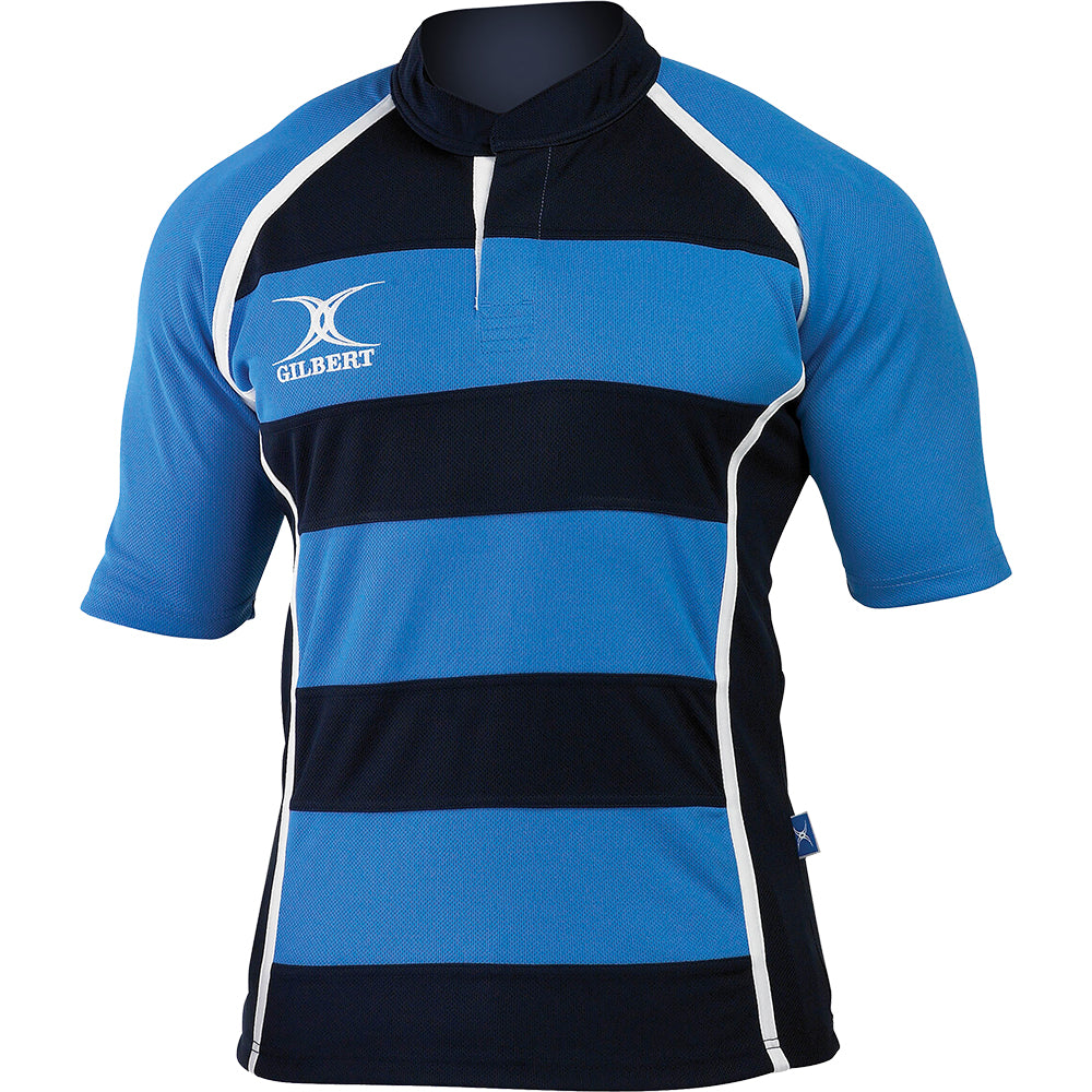 Gilbert Xact Hooped Rugby Shirt Senior