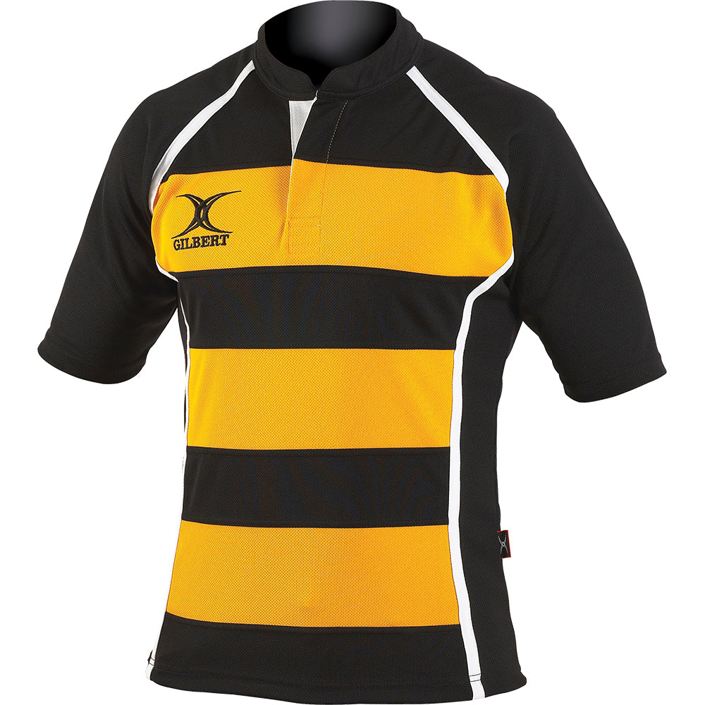 Gilbert Xact Hooped Rugby Shirt Senior