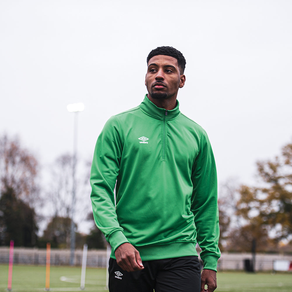 Umbro Club 1/4 Zip Poly Sweat Senior