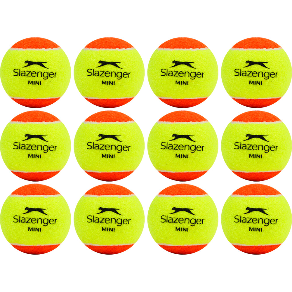 Slazenger Mini Tennis Orange Low Compression (12 Balls)