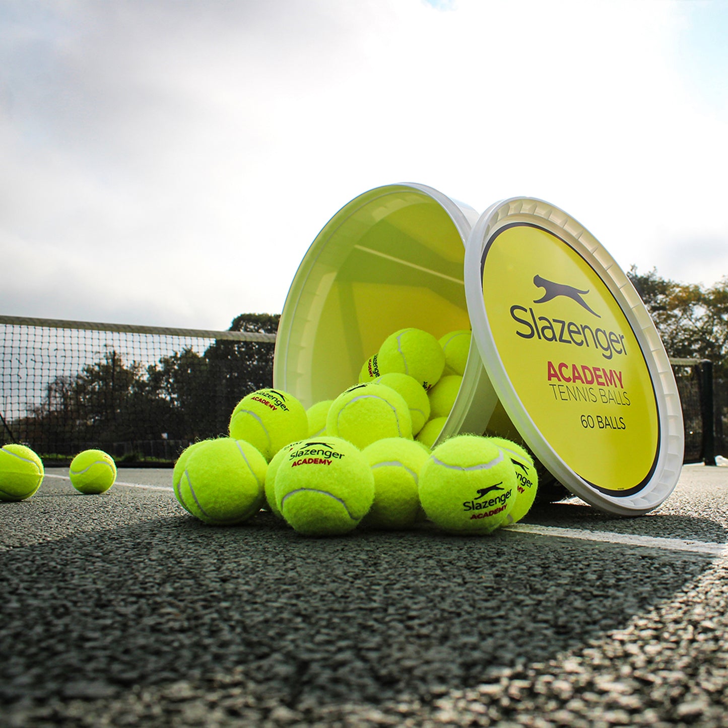 Slazenger Academy Trainer Bucket (60 Balls)