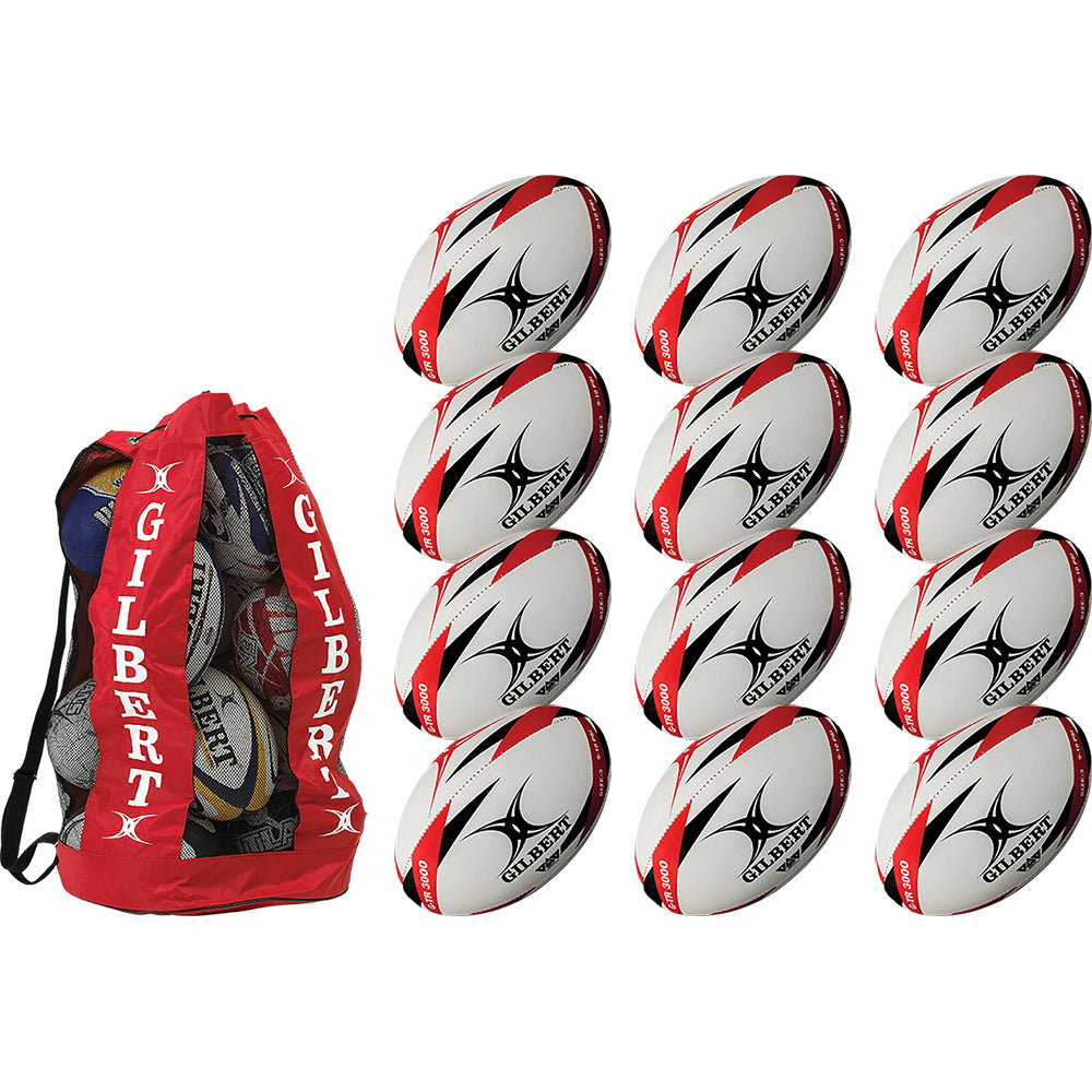 Gilbert G-TR3000 Rugby Ball Pack
