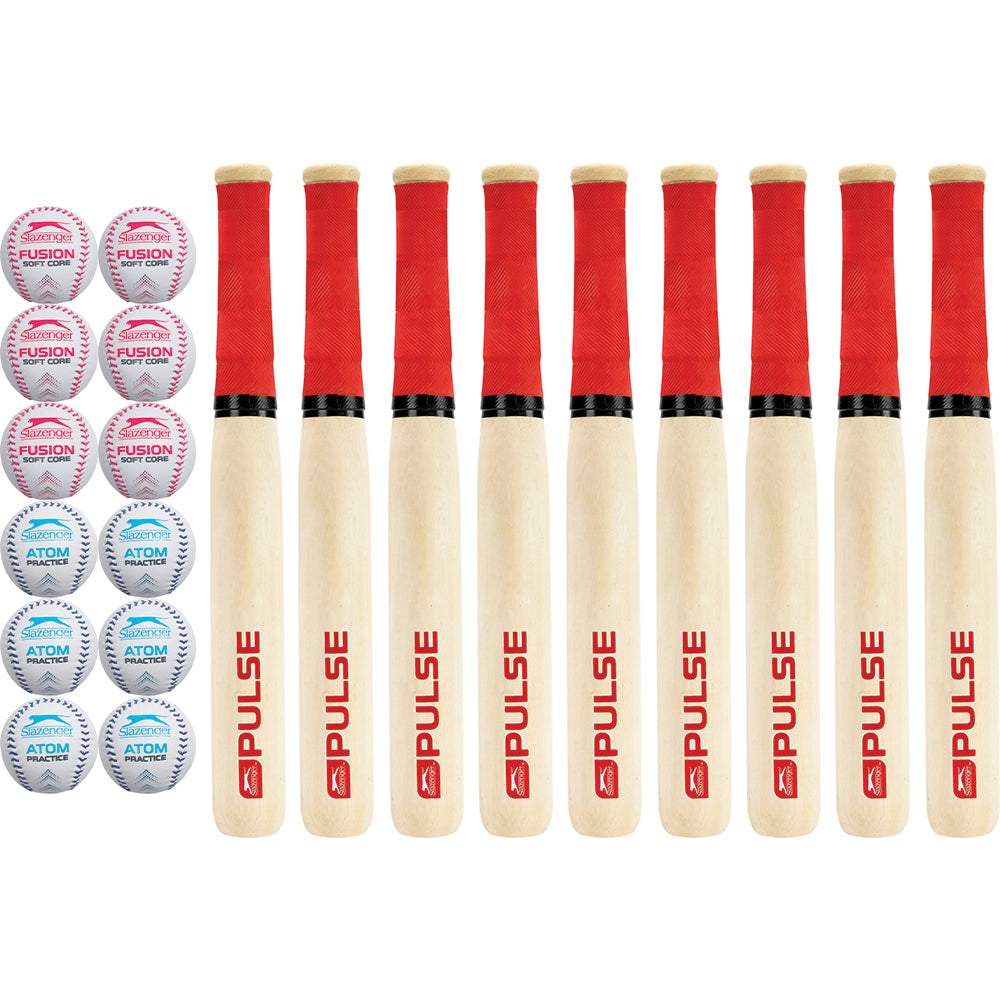 Slazenger Rounders Bat & Ball Pack