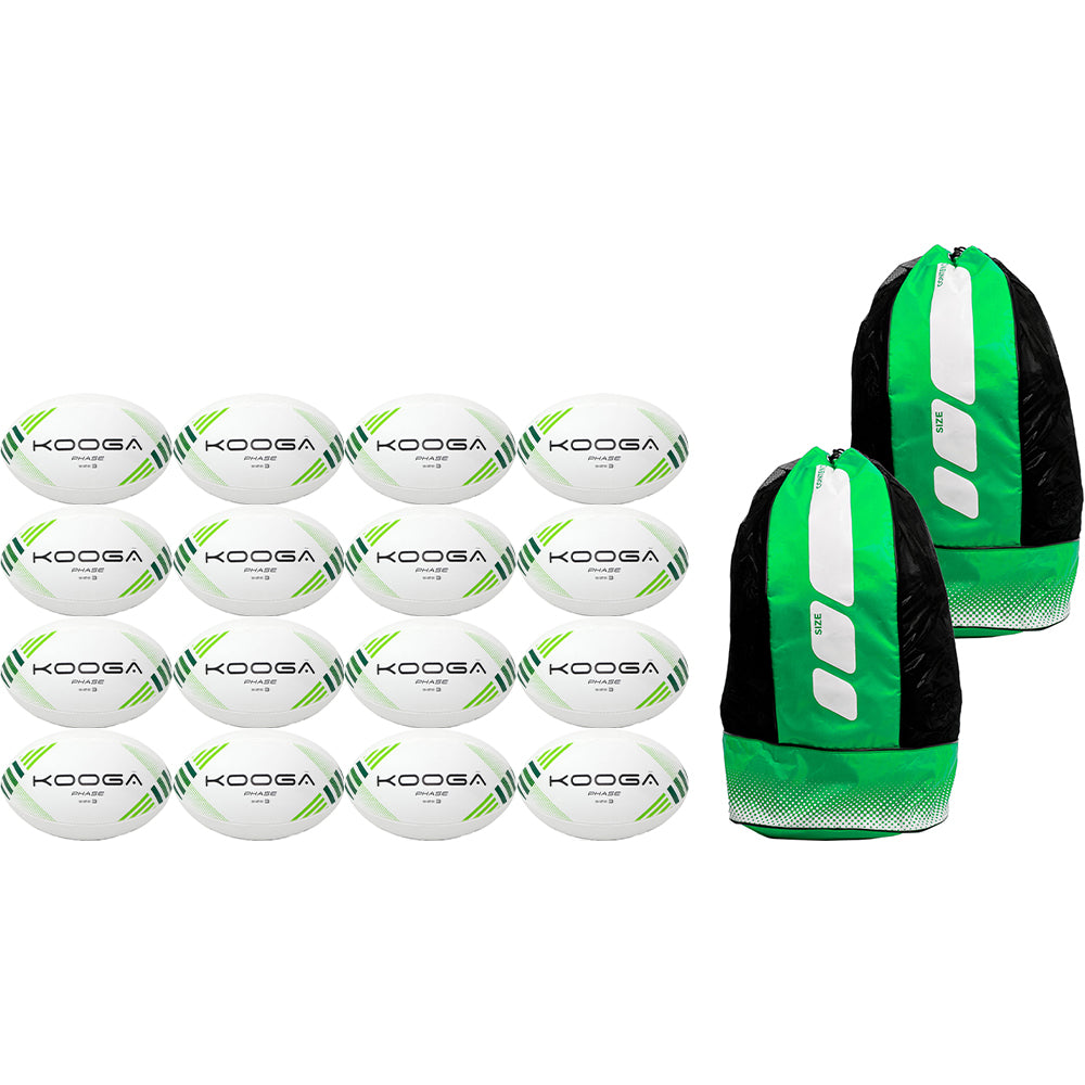 Kooga Phase 16 Rugby Ball Pack