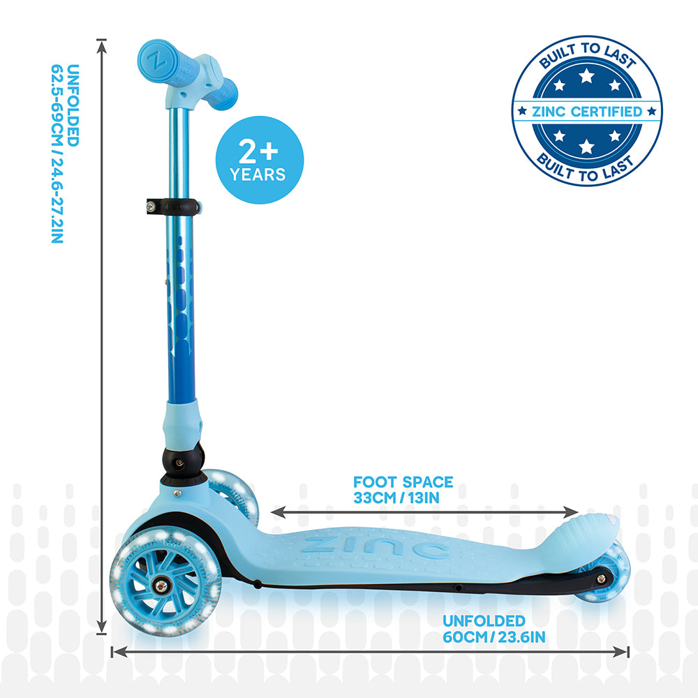Zinc Flyte Three Wheeled Scooter