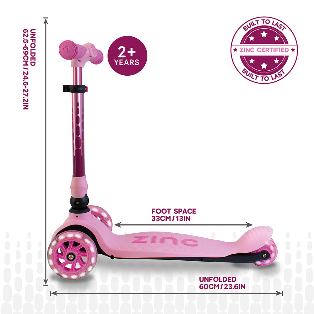 Zinc Flyte Three Wheeled Scooter