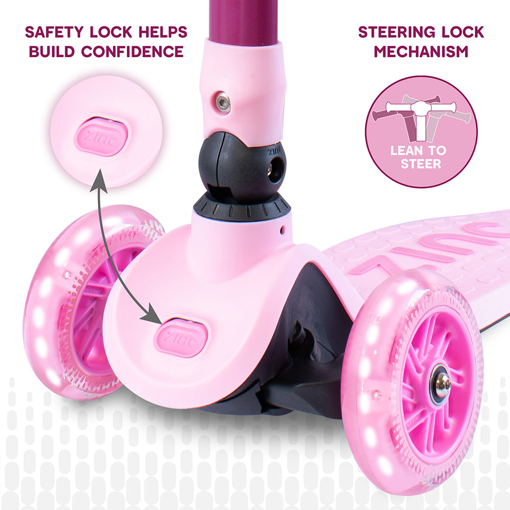 Zinc Flyte Three Wheeled Scooter
