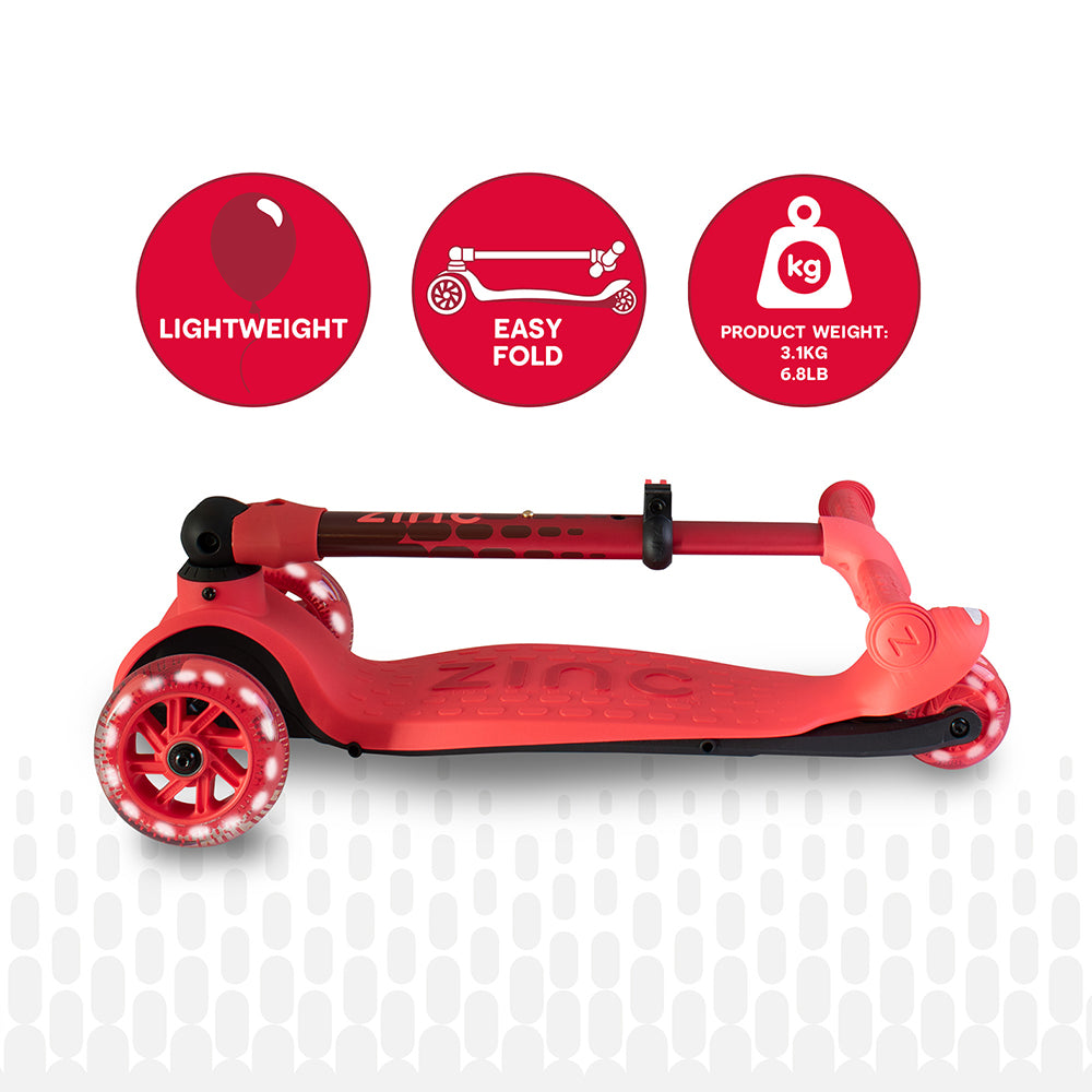 Zinc Flyte Three Wheeled Scooter