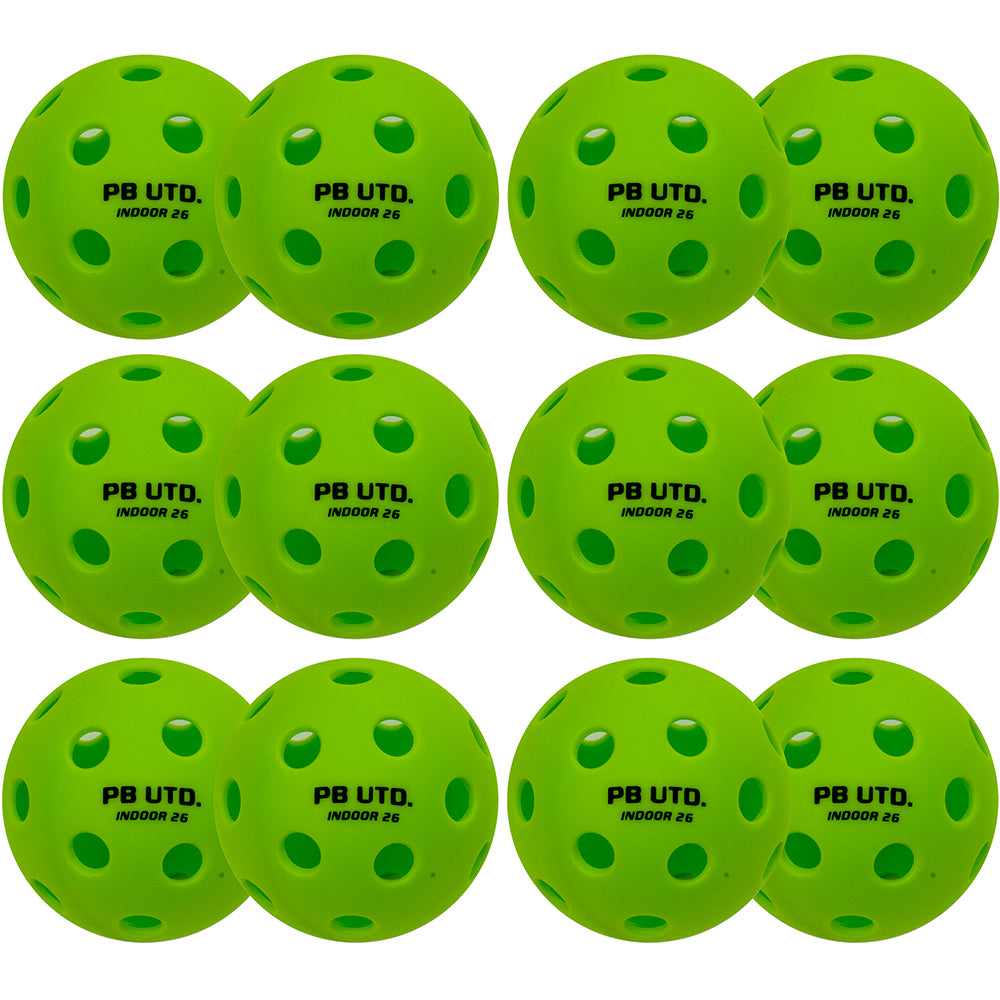 Pickleball United Freedom Indoor Pickleballs (Set of 12)